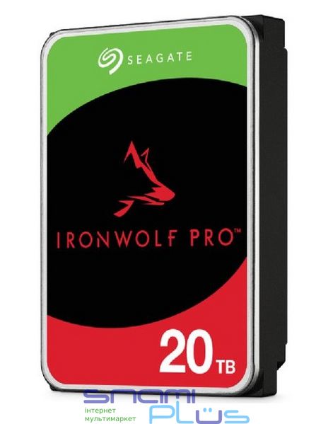 Жесткий диск 3.5' 20Tb Seagate IronWolf Pro, SATA3, 256Mb, 7200 rpm (ST20000NT001) 264645 фото