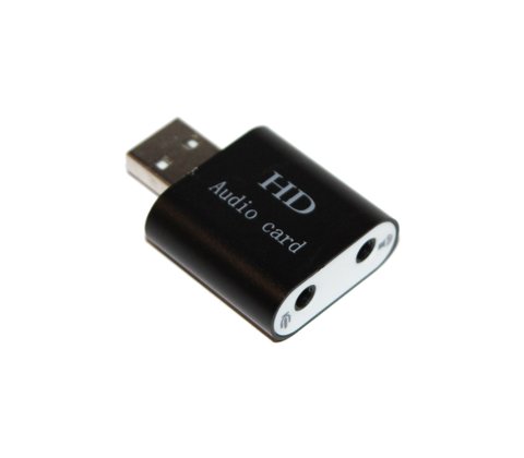 Звукова карта USB 2.0, 7.1, Dynamode C-Media 108, Black, 90 дБ, EAX2.0 / A3D1.0, алюмінієвий корпус, Blister (USB-SOUND7-ALU) 149337 фото