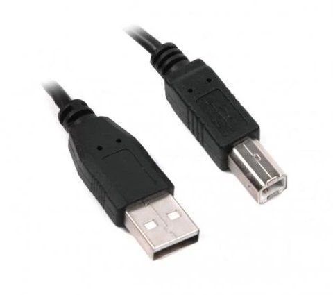 Кабель USB 2.0 AM - USB BM, 4.5 м, Black, Maxxter (U-AMBM-15) 161937 фото