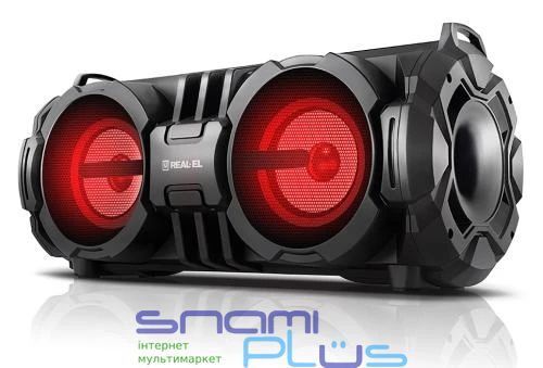 Колонка портативна 2.0 REAL-EL X-737 Black 259134 фото