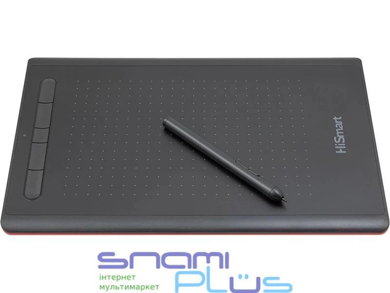 Графический планшет HiSmart WP9625, Black/Red 297082 фото
