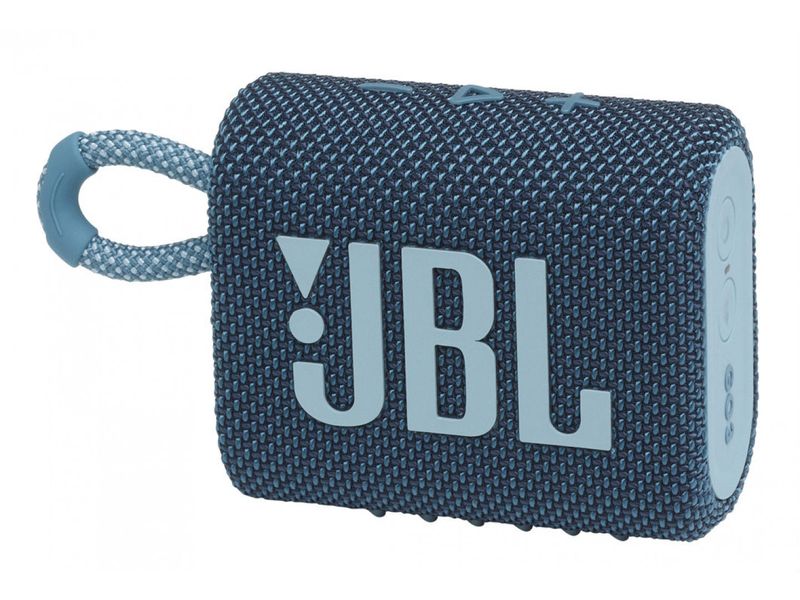 Колонка портативна 1.0 JBL Go 3 Blue, 4.2 Bт, Bluetooth, живлення від акумулятора, IPX7 водонепроникна (JBLGO3BLU) 215912 фото