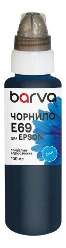 Чорнило Barva Epson T6922/T6932/T6942, Cyan, 100 мл, водорозчинне, флакон OneKey (E69-766e) 324191 фото