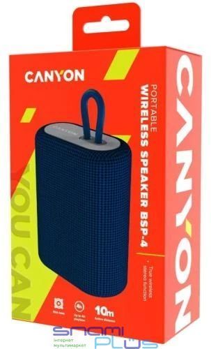 Колонка портативна Canyon BSP-4, Dark Blue (CNE-CBTSP4BL) 253215 фото