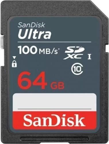 Карта пам'яті SDXC, 64Gb, SanDisk Ultra (SDSDUNR-064G-GN3IN) 243356 фото