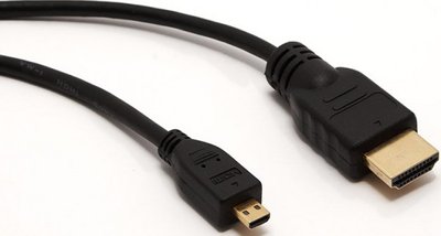 Кабель HDMI - micro HDMI 3 м Atcom Black, v1.4a, Blister (RH-Z1185B) 88815 фото