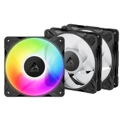 Вентилятор 120 мм, Arctic P12 Pro A-RGB LN, Black, 3 шт (ACFAN00347A) 330017 фото