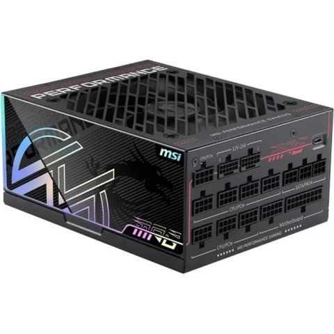 Блок живлення 1300 Вт, MSI MPG Ai1300TS PCIE5, Black 329482 фото