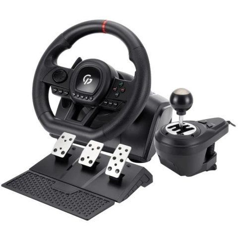 Руль игровой GamePro RW038PM, Black 320942 фото