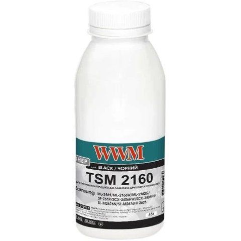 Тонер Samsung ML-2160/2165, SCX-3400/3405, SL-M2020/M2070, Black, 45 г, WWM (D101S-1) 243746 фото