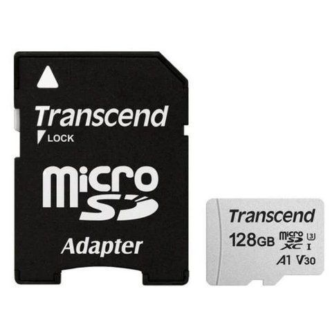 Карта пам'яті microSDXC, 128Gb, Transcend 300S, SD адаптер (TS128GUSD300S-A) 182807 фото