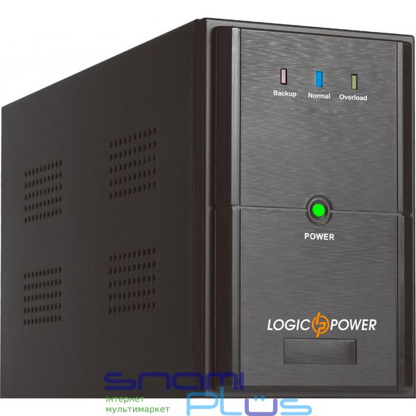 Источник бесперебойного питания LogicPower LPM-U625VA Black, 625 ВА, 437 Вт, линейно-интерактивный, AVR есть, 2 розетки (Schuko), батарея 12В/7.5Ач x 1 шт, металлический корпус (3404) 140506 фото