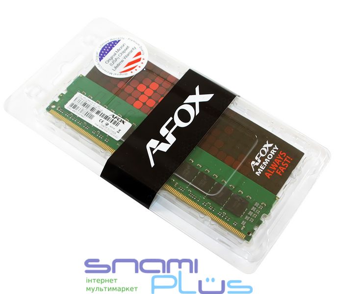 Память 4Gb DDR4, 2133 MHz, AFOX, 15-15-15-36, 1.2V (AFLD44VN1P) 171069 фото