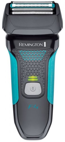 Електробритва Remington F4000 Style Series F4, Black/Blue, сухе гоління, сіткова (вібраційна) система, насадка-стайлер, робота від акумулятора, відкидний триммер, LED індикація заряду, чищення під струменем води 259644 фото
