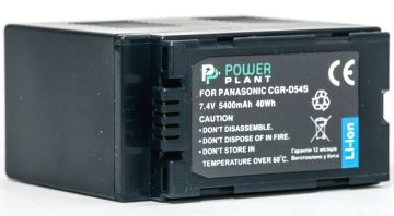 Акумулятор Panasonic CGA-D54S, PowerPlant, 5400 mAh / 7.4 V, Li-Ion (DV00DV1249) 244697 фото