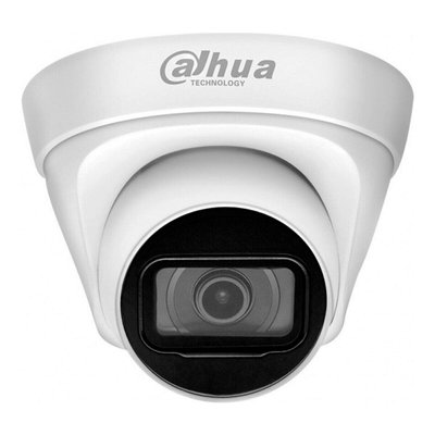 IP камера Dahua DH-IPC-HDW1431T1P-S4, 4Мп, 1/3' CMOS, 2688x1520, f=2.8 мм, ІЧ підсвічування до 30 м, RJ45, через web-браузер, PoE, день/ніч, 109х86 мм (DH-IPC-HDW1431T1-S4) 215920 фото