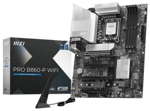 Материнська плата LGA1851, MSI PRO B860-P 302458 фото