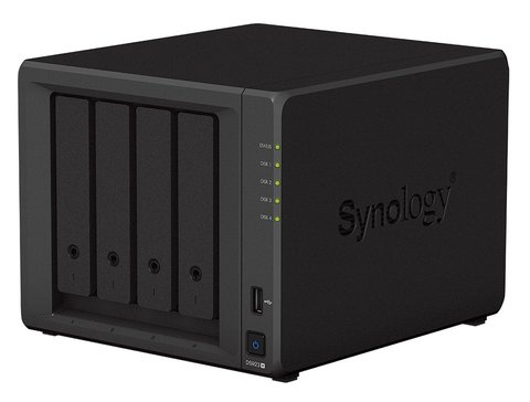 Мережеве сховище Synology DiskStation DS923+, Black, 4Gb DDR4 ECC, 4x3.5'/2.5' SATA, 2xM.2 NVMe, 2xGBe LAN, 2xUSB3.2, 1 x eSATA, 166x199x223 мм, 2.24 кг 264520 фото