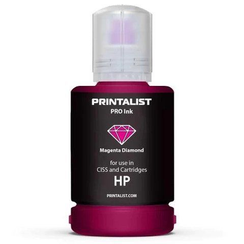Чорнило Printalist HP, універсальне, Magenta, 140 мл, водорозчинне (PL-INK-HP-M) 262521 фото