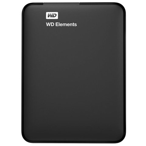 Зовнішній жорсткий диск 1Tb Western Digital Elements, Black, 2.5', USB 3.0 (WDBUZG0010BBK-WESN) 169680 фото
