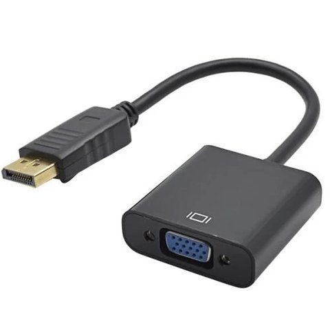 Перехідник DisplayPort (M) - VGA (F), STLab, Black, 15 см (U-997) 177122 фото