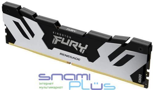 Память 16Gb DDR5, 8000 MHz, Kingston Fury Renegade, Black/Silver (KF580C38RS-16) 284322 фото