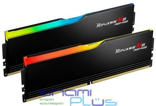 Память 32Gb x 2 (64Gb Kit) DDR5, 6000 MHz, G.Skill Ripjaws M5 Neo RGB (F5-6000J3636F32GX2-RM5NRK) 300372 фото