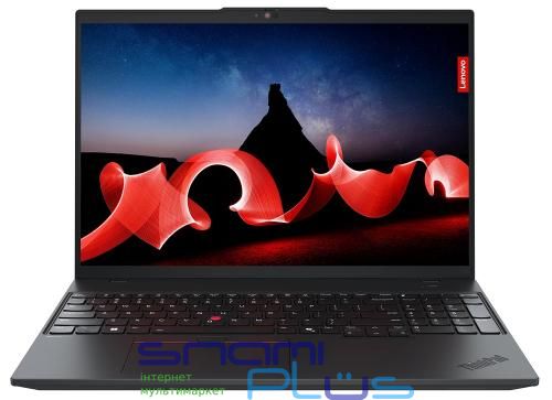 Ноутбук Lenovo ThinkPad L16 Gen 1, Black, 16' (1920x1200, IPS), Core Ultra 7 155U (12x1.7-4.8 GHz), 32Gb DDR5, 1Tb NVMe, Graphics, WiFi 6E, Bluetooth 5.3, Web, 3xType-C / 2xUSB 3.0, HDMI, 57 Wh, Windows 11 Pro (21L3002XRA) 290131 фото