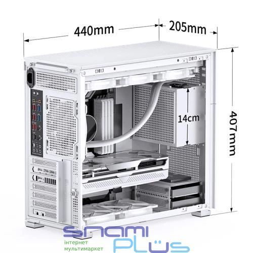 Корпус Jonsbo D41 MESH, White, без БЖ, ATX 265258 фото