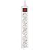 Фильтр сетевой REAL-EL RS-6 Protect M, 6 розеток, 1.8 м, White (EL122300031) 304944 фото 1