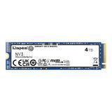 Твердотельный накопитель SSD 4Tb, Kingston NV3, PCI-E 4.0 x4, M.2 (SNV3S/4000G) 296794 фото