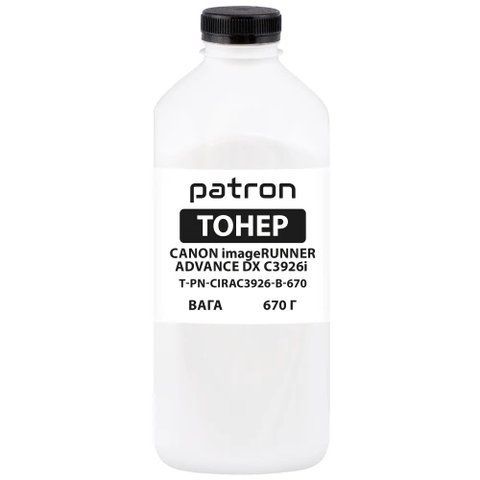 Тонер Canon C-EXV 64, Black, iR DX C3926i/C3930i/C3935i, 670 г, Patron (PN-CIRAC3926-B-670) 326375 фото