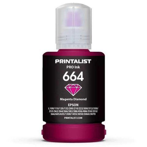 Чорнило Printalist 664, Magenta, 140 мл, водорозчинне (PL664M) 262238 фото