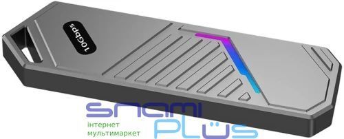 Кишеня зовнішня Dynamode, Dark Grey, M.2, Type-C 3.2 Gen2 (DM-CAD-SSD14-N) 328669 фото