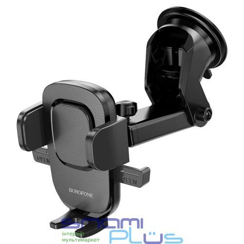 Автотримач для телефону Borofone BH60 "Dainty", Black 318493 фото
