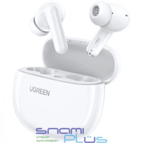 Навушники бездротові Ugreen HiTune T3C Earbuds (WS207), White (45110) 319719 фото