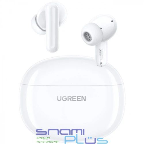 Навушники бездротові Ugreen HiTune T3C Earbuds (WS207), White (45110) 319719 фото