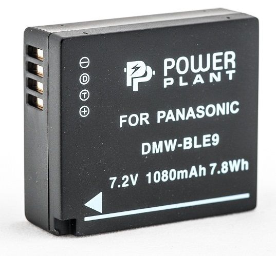Акумулятор Panasonic DMW-BLE9, PowerPlant, 1080 mAh / 7.2 V, Li-Ion (DV00DV1299) 244722 фото