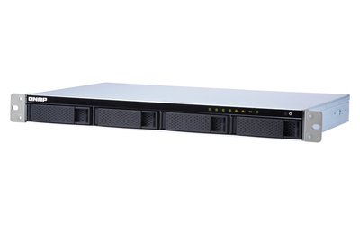 Мережеве сховище QNAP TS-431XEU-8G, Black, 1U, 8Gb, 4x3.5'/2.5' SATA, 2xGBe LAN, 1x10Gigabit SFP+, 4xUSB3.2, 439x291x44 мм, 4.15 кг 263675 фото