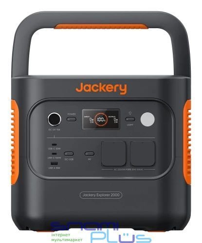 Зарядна станція Jackery Explorer 2000 v2, Black/Orange, 2200 Вт / 2042 Вт/год 329014 фото