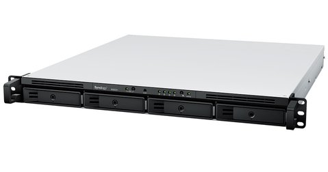 Мережеве сховище Synology RackStation RS822RP+, Black, 2Gb DDR4 ECC, 4xHDD/SDD 3.5'/2.5', 4x1GbE LAN, 2xUSB3.2, eSATA, 1xPCI-E 8x, 1U, 44x480x518.6 мм, 8 кг 264521 фото