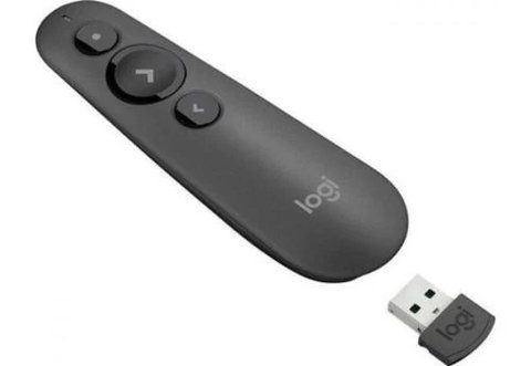 Презентер Logitech R500s, Black, Bluetooth, лазерна указка, до 20 м, 1xAAA (910-005843) 177575 фото