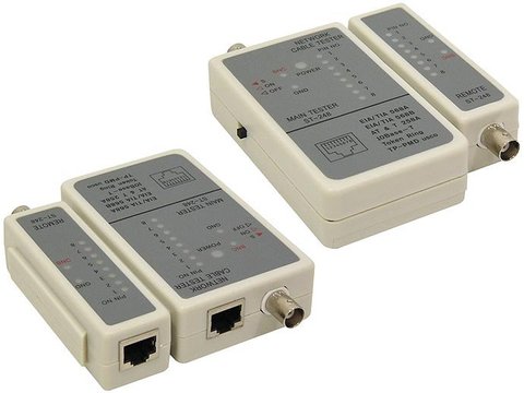 Тестер кабельний Cablexpert NCT-1 для RJ45, RG58 кабелів 218734 фото