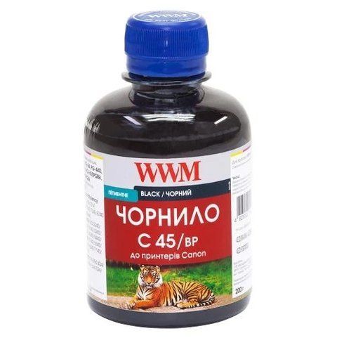 Чорнило WWM Canon PG-440/445/80, PGI-450Bk, Black, 200 мл, пігментне (C45/BP) 100249 фото