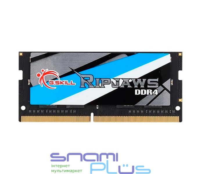 Память SO-DIMM, DDR4, 8Gb, 2400 MHz, G.Skill Ripjaws, 1.2V, CL16 (F4-2400C16S-8GRS) 157278 фото