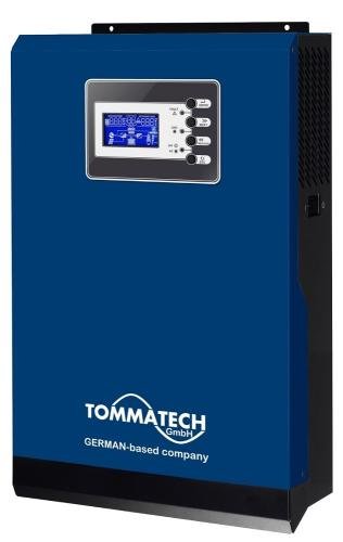 Гібридний інвертор TOMMATECH NEW 5K 48V 5000W 60А MPPT, 5кВт, 170В-280В, MPPT (60В-115В), USB/RS232 (TT-NEW5K/MPPT) 290094 фото