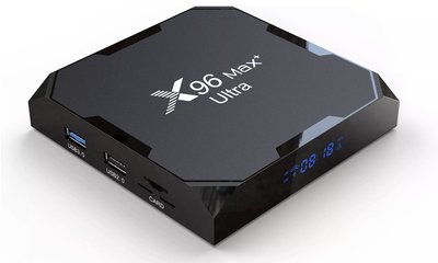 ТВ-приставка Mini PC - X96 Max Plus Ultra Amlogic S905x4, 4Gb, 32Gb, Wi-Fi 2.4G+5G+100 Lan, USB3.0, Mali-G31, HDMI, Display, підтримка AV1, BT4.1, Android 11 265727 фото
