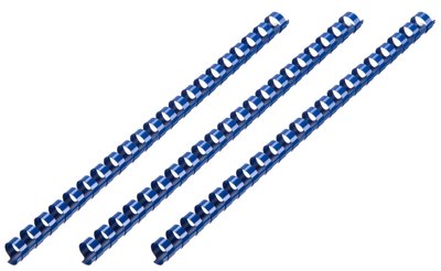 Пружини пластикові 2E, діаметр 10 мм, сині, 100 шт (2E-PL10-100CY) 258801 фото