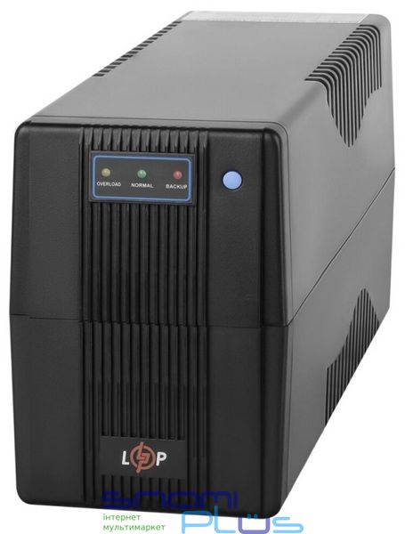 Источник бесперебойного питания LogicPower 600VA-P Black, 600 ВА, 360 Вт, линейно-интерактивный, 2 розетки (600VA-P), батарея 12В/7.5Ач x 1 шт, пластиковый корпус(10003) 191341 фото