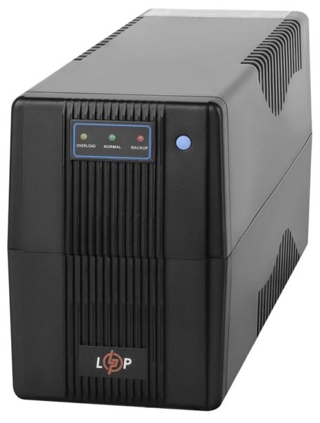 Джерело безперебійного живлення LogicPower 600VA-P Black, 600 ВА, 360 Вт, лінійно-інтерактивний, 2 розетки (600VA-P), батарея 12В/7.5Аг x 1 шт, пластиковий корпус (10003) 191341 фото